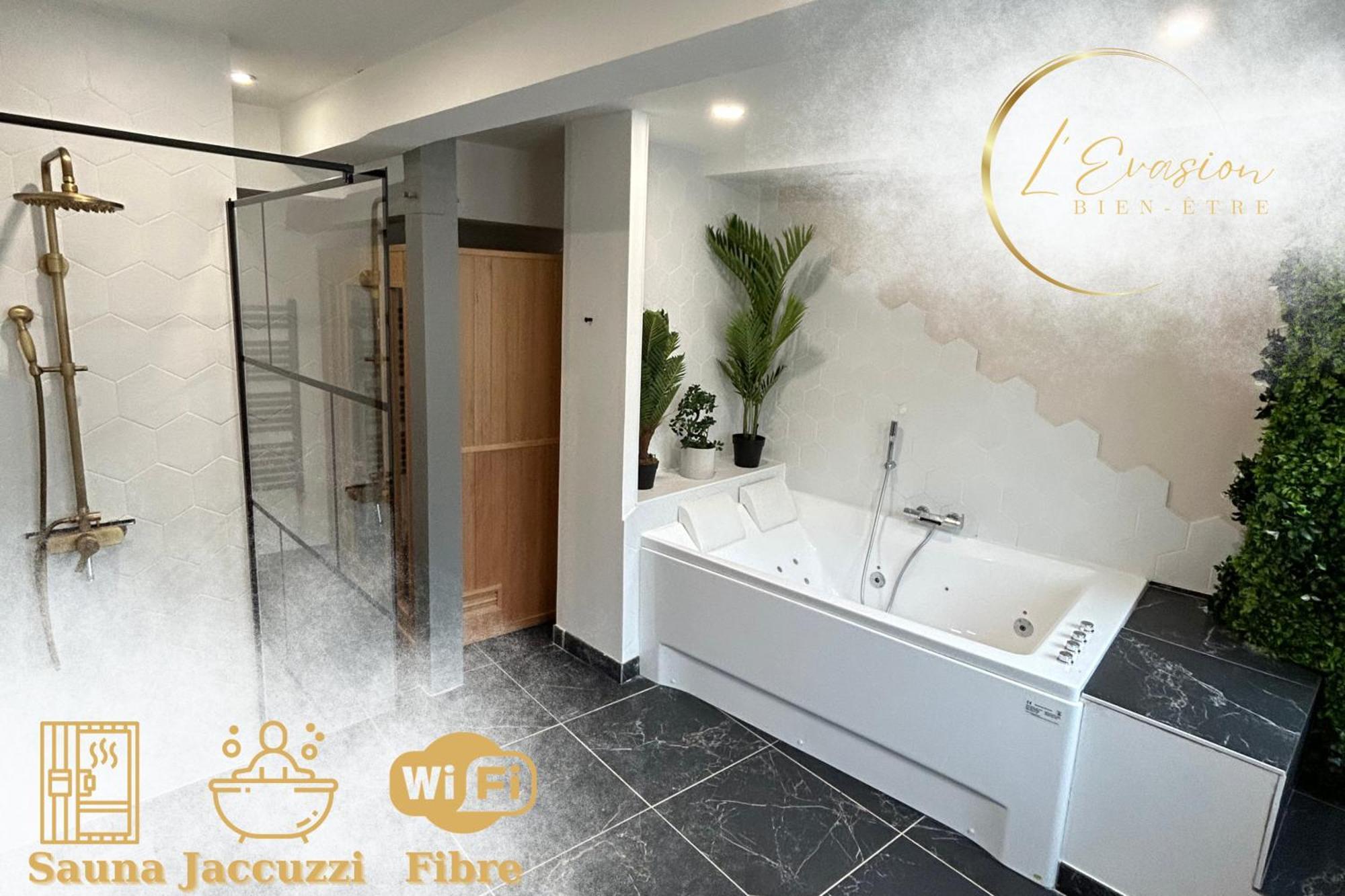 L'Evasion Amboise, Sauna Jacuzzi Exterior photo